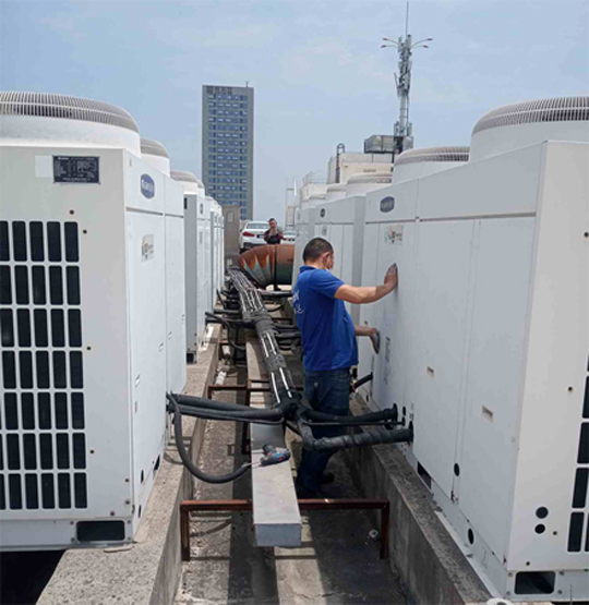 工农中央空调制热和不制冷系统维修方法